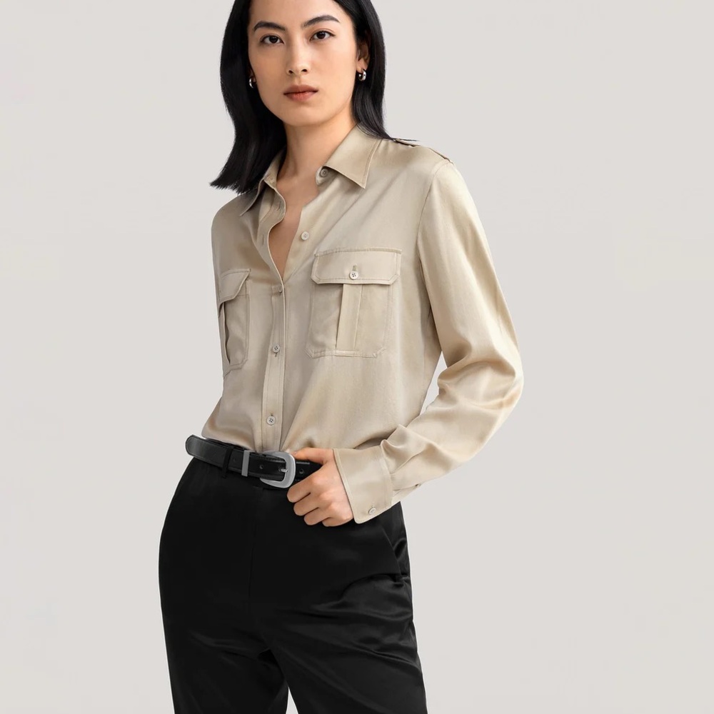 LILYSILK The Albo Micro-Flare Pants - Picture 8 of 9